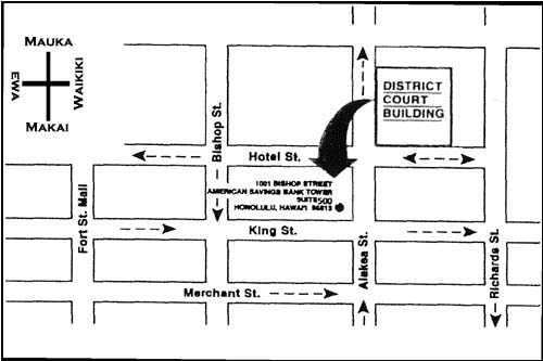 ADLRO GRAPHIC OF NEW LOCATION AT 1001 Bishop Street, American Savings Bank Tower, Suite 500, Fifth Floor